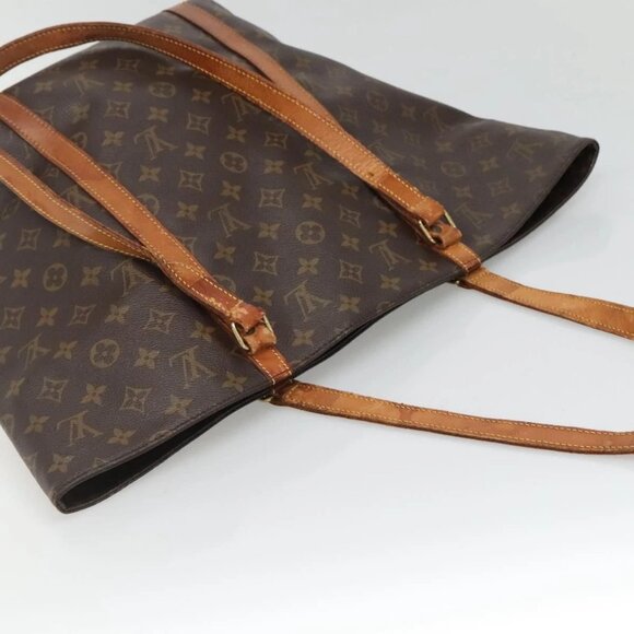 LOUIS VUITTON Monogram Sac Shopping Tote Bag M51108 LV Auth 132931 - Picture 7 of 16